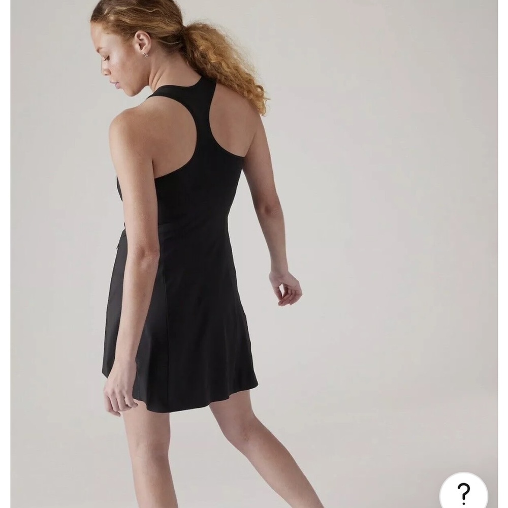 Athleta Levitate Dress | Black Small #798397 NWT